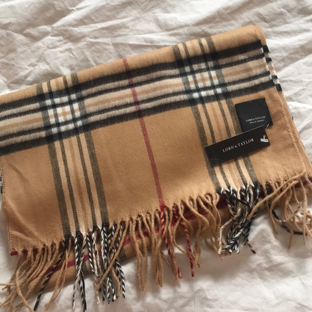 Lord and Taylor Check Scarf